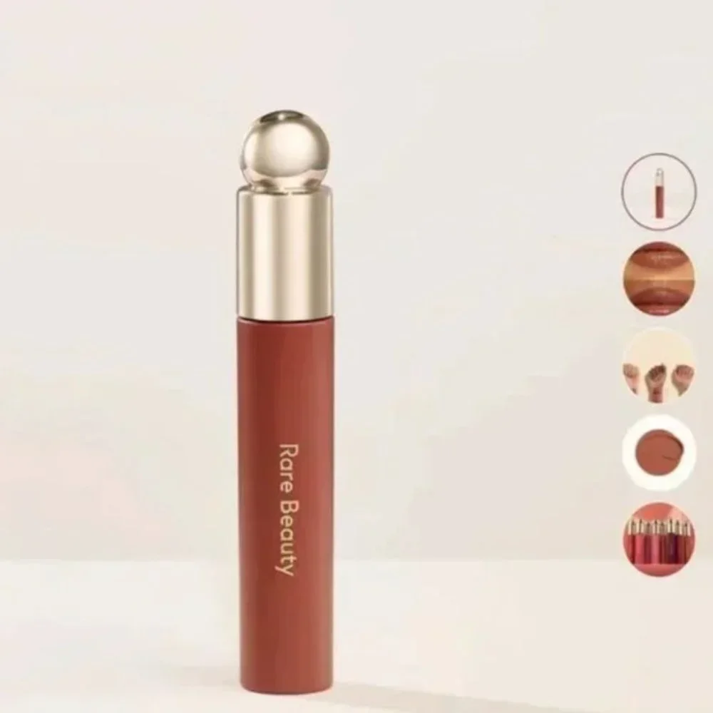 NWT Rare Beauty Soft Pinch Tinted Lip Oil in Honesty (Nude Brown)